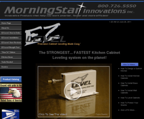 howtolevelcabinets.info: How to install kitchen cabinets the EZ Level way. Cabinet leveling system
The EZ Level is the Strongest... Fastest kitchen cabinet leveling system on the planet! Cuts installation time in half! Learn how to protect your granite!  

