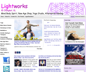 lightworks.com.my: Lightworks @ Changkat, KL - Mind, Body, Spirit; New Age Shop, Yoga Studio, Alternative Healing
Lightworks @ Changkat, KL - Mind, Body, Spirit; New Age Shop, Yoga Studio, Alternative Healing