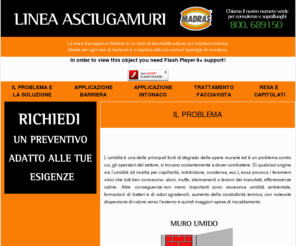 asciugamuri.it: Asciugamuri Madras
La linea Asciugamuri Madras è un ciclo di deumidificazione con barriera chimica ideale per ogni tipo di restauro e si applica alle più comuni tipologie di muratura.