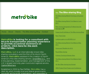 metrobike.net: MetroBike, LLC | Bike-sharing consulting

