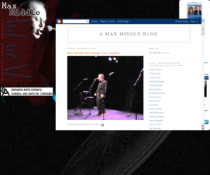 maxmiddle.com: Max Middle
Max Middle performs sound poetry solo & in ensemble with The Max Middle Sound Project. He is artistic director of The A B Series, an Ottawa-based literary performance series launched in the autumn of 2007. Middle’s poetry appears in the anthologies Shift &amp Switch: New Canadian Poetry &amp Decalogue: ten Ottawa poets