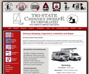 tristatechimney.com: Tri-State Chimney Sweepe LLC - Chimney Cleaning for Cheshire County NH, Windham and Windsor County VT, Franklin and Hampshire County MA
Tri-State Chimney Sweepe has been educating customers on chimney safety and code updates in NH, MA, and VT. We offer Chimney sweeping and maintenance, Chimney inspections per NFPA-211 ChimScan™ Video inspections, Insurance report and documentation, Home buyer chimney inspections and more.