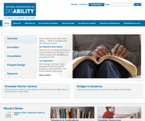 nod.org: The National Organization on Disability
