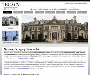 legacystoneworks.com: Architectural Stonework + Granite Building Stone Supply | Legacy Stoneworks  - NY
Welcome to Legacy Stoneworks, the leading New York based architectural stonework company. We provide top of the line architectural stonework, granite fabrication and stone masonry installation services to leading architects, builders and discerning homeowners.