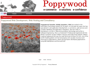 shellysaunders.co.uk: Poppywood Web Development, Hosting and Consultancy
Poppywood Web Development, Hosting and Consultancy