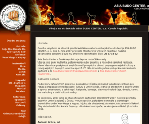 asiabudocenter.eu: Centrum pro rozvoj a propagaci východoasijské kultury a bojových umění | Asia Budo Center, o.s.
Centrum pro rozvoj a propagaci východoasijské kultury a bojových umění