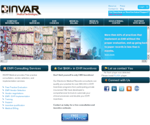 emr-ehr-software.com: EMR Selection and Implementation NYC - INVAR Medical
Free practice evaluation in NY, top EMR vendor selection, complete EMR/EHR implementation, government and commercial incentives programs.