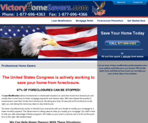 whyrefiwhenyoucanmodify.com: Victory Home Savers Loan Modification Prevention
Victory Home Savers is a loan modification specialist to help lower mortgage payments and stop foreclosure
