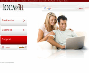 rah.net: LocalTel Communications
Discover the Difference why LocalTel & NWInternet are the largest locally owned Phone & Internet Service Provider in North Central Washington. Specializing in complete full featured Telephone, TV & Internet  Discounted Packages for Business & Residential customers.