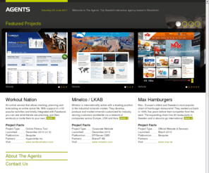 agents.se: The Agents
Welcome to The Agents. Top Swedish interactive agency based in Stockholm.