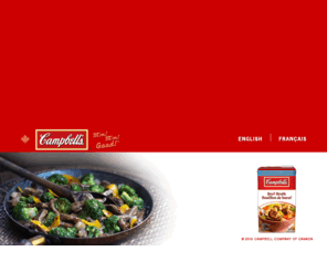 campbellsoup.ca: Campbell's Company of Canada
Campbell's Soup easy, quick, healthy, food recipes.  Cook quick and easy meals including crockpot recipes, chicken recipes, soup recipes and low fat recipes for your family.