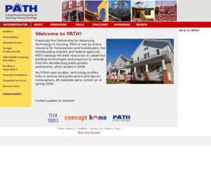 pathnet.org: Partnership for Advancing Technology in Housing - PATHnet
