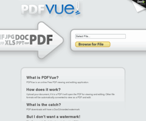 pdfvue.com: PDFVUE -- DocQ powered Document annotation, editing. Securely save, send and download.

