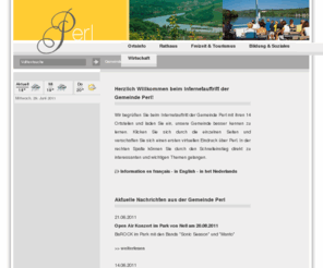 perl-mosel.de: Perl -Charmante Moselgemeinde mit Blick auf Europa - Startseite
