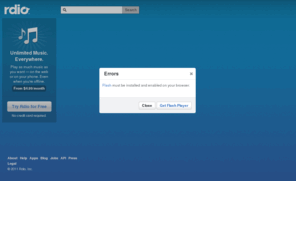 rdio-latino.net: Rdio
Listen to unlimited online music on the web, iPhone, Android, and BlackBerry phones. Share on Twitter and Facebook.