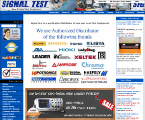 final-test.com: SignalTestInc.com
Signal Test offers oscilloscopes, spectrum analyzers, multimeters, DC power supplies, thermal cameras, RF signal generators, etc.