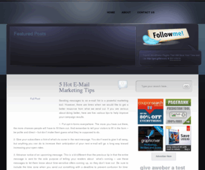 wordpressautoresponder.com: Wordpress Autoresponder Plugin & Email Marketing Tips
Download the Free Wordpress Autoresponder Plugin from www.wordpressautoresponder.com - email marketing advice and autoresponder power techniques