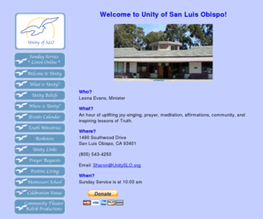 unityslo.org: Unity of San Luis Obispo
