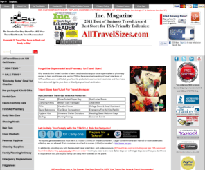 travelsizeshampoo.net: AllTravelSizes.com - Hundreds of Travel Size Items in Stock - Travel Sized, Trial Size, Toiletries, Towelettes
AllTravelSizes.com is the premier one-stop store for all of your travel size items, toiletries, towelettes, etc.  Hundreds of travel-sized items in stock.