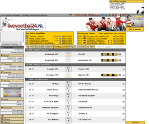 Livevoetbal24 Nl Live Voetbal Uitslagen Vandaag Nederland