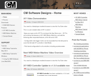 cmsoftwaredesigns.com: CM Software Designs - Home
CM Software Designs - Solutions for mobile media creation and fun!