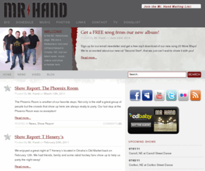 mrhand.com: Mr. Hand
Midwestern rock and roll based in Omaha, Nebraska.