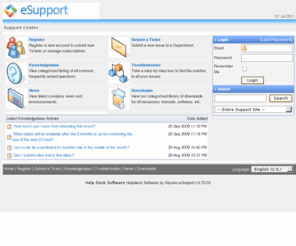 supporthelpsystem.com: Web Marketing & Traffic Support - Powered by Kayako eSupport Helpdesk Software
