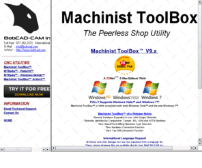 machinist-toolbox.com: CNC Machinist Software
CNC Machinist Software....The Online Home of Machinist ToolBox