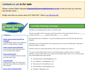 rssfeed.co.uk: The News You Choose™ - RSSFeed.co.uk
