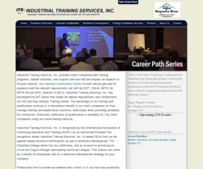oqtraining.net: Industrial Training Services, Inc., Natural Gas Training, Propane Gas Training, OQ Certification Testing
Since 1977, Industrial Training Services, Inc., has provided gas industry partners with a training and certification system that is easy to manage; yet meets the high standards set by state and federal regulations.
