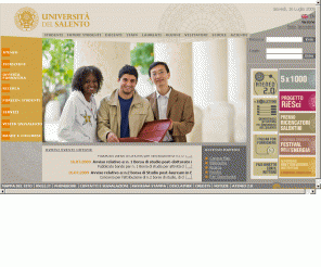 unile.it: Università del Salento - Home page
