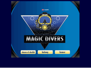 magicdivers.at: Magicdivers Tauchschule in Sharm el Sheikh - Ägypten, Kalawy - Ägypten, Kemer - Türkei - Start
Willkommen bei Magicdivers Tauchschule in Sharm el Sheikh - Ägypten, Kalawy - Ägypten, Kemer - Türkei