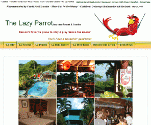 lazyparrot.com: Puerto Rico Hotels: The Lazy Parrot Inn & Resort, Rincon
Rincon Hotels: The Lazy Parrot Inn & Resort - Rincon, Porta del Sol, Puerto Rico, Caribbean