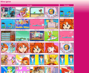 winxigrice.net: Winx Igrice
Winx igrice za sve ljubitelje popularnog crtiča.Zaigrajte najbolje Winks igrice.