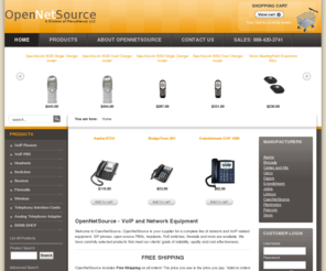 opennetsource.net: OpenNetSource - VoIP PBX, SIP Phones, Routers, Switches, Firewalls, Headsets
OpenNetSource is your source for VoIP PBX systems, SIP Phones, and other VoIP and Network Equipment.