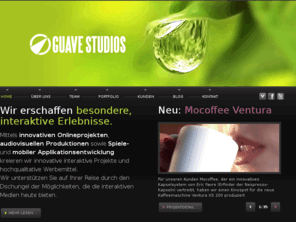 guavecms.com: Guave Studios - Agentur für digitale Medien
Guave Studios ist eine Agentur für digitale Medien, die TV Spots, innovative Web Projekte, mobile Applikationen und weitere interaktive Werbemittel entwickelt.