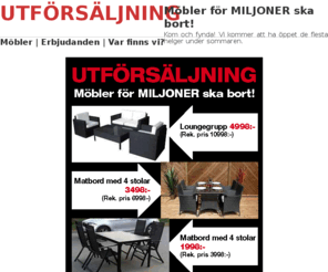 mobelrea.com: Lagerutförsäljning!!!
