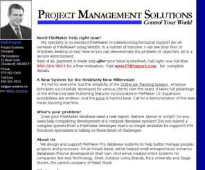 pm-solutions.net: Project Management Solutions | FileMaker Consultants | Houston
Project Management Solutions provides FileMaker Pro development and consulting for companies of all sizes.