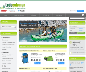todocoleman.com: Todocoleman - Coleman | Campingaz | Sevylor | El Cid
Shop powered by PrestaShop