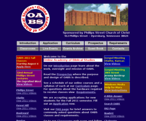 oabs.org: Online Academy of Biblical Studies

