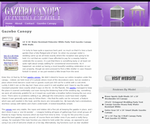 gazebo-canopy.net: Gazebo Canopy
Gazebo Canopy - Reviews and Top Deals on the Best Gazebo Canopies Available!