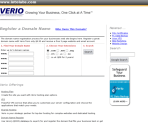 intolabs.com: Find the best domain names to register
Learn about the UNIX hosting plans for all machines and more domain hosting options.