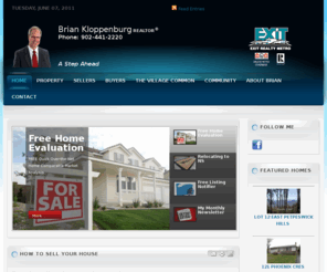 exitwithbrian.com: Brian Kloppenburg Real Estate Nova Scotia
Brian Kloppenburg providing exceptional real estate service for buyers and sellers.