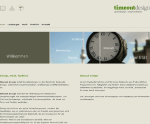 timeout-design.de: Startseite - timeout design
timeout design bietet Dienstleistungen in den Bereichen Grafikdesign, Corporate Design, Webdesign und Verpackungsdesign in Berlin.