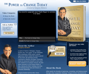 thepowertochangetoday.net: The Power to Change Today | A book by Gregory Dickow
The Power to Change Today | A book by Gregory Dickow