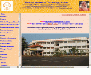 chintech.ac.in: Welcome to the Home Page of Chinmaya Institute of Technology
