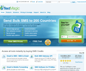textmagic.com: TextMagic | Bulk SMS Marketing, SMS Gateway API, SMS Service Provider
TextMagic offers bulk SMS text messaging services and an SMS gateway API at great prices. Put your message in your customers' pockets right NOW.