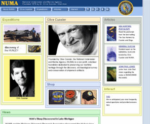 numa.net: NUMA - National Underwater and Marine Agency founded by Dr. Clive Cussler

