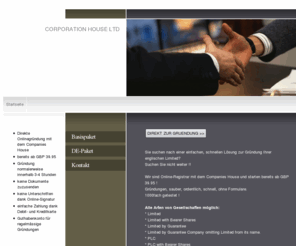 firmengruendung.net: Corporation House Ltd - Online Firmengruendung
Corporation House Ltd Online Firmengruendungen