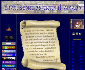 cantiscout.it: Canti Scout da tutto il mondo
